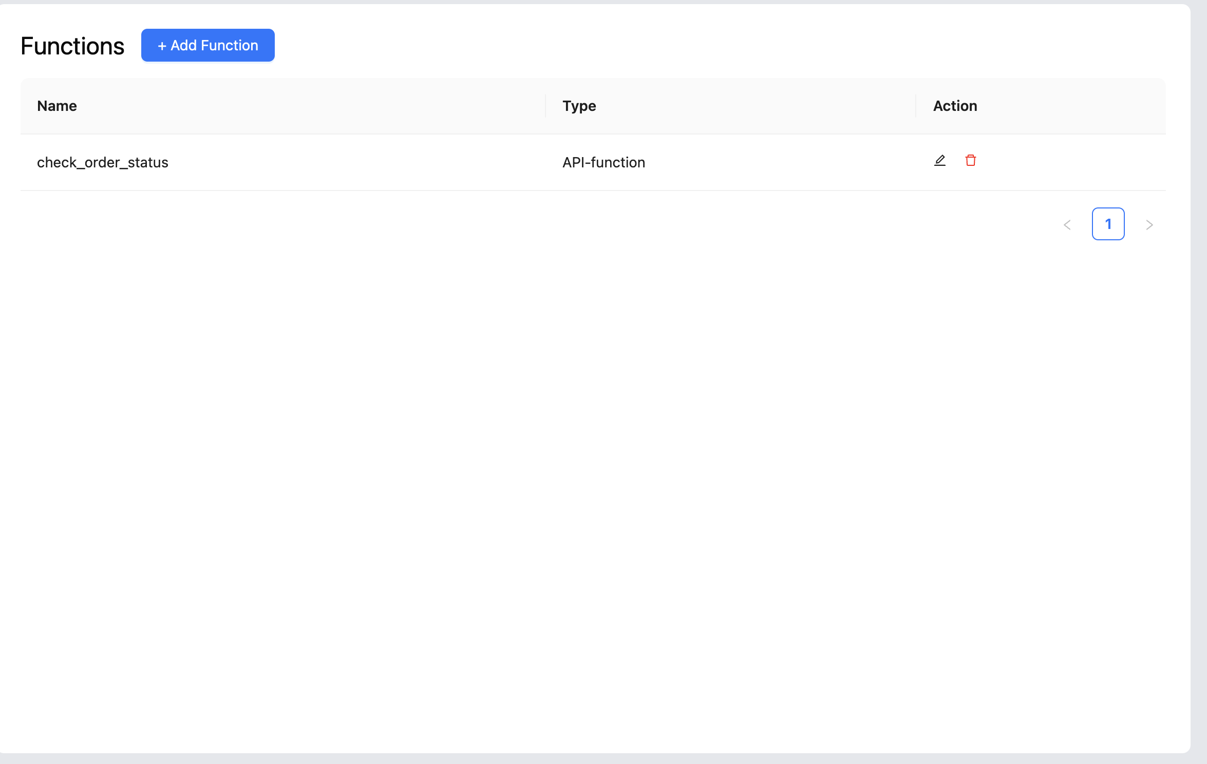 Manage API Functions