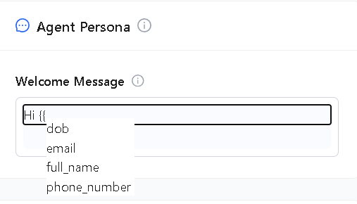 Welcome Message