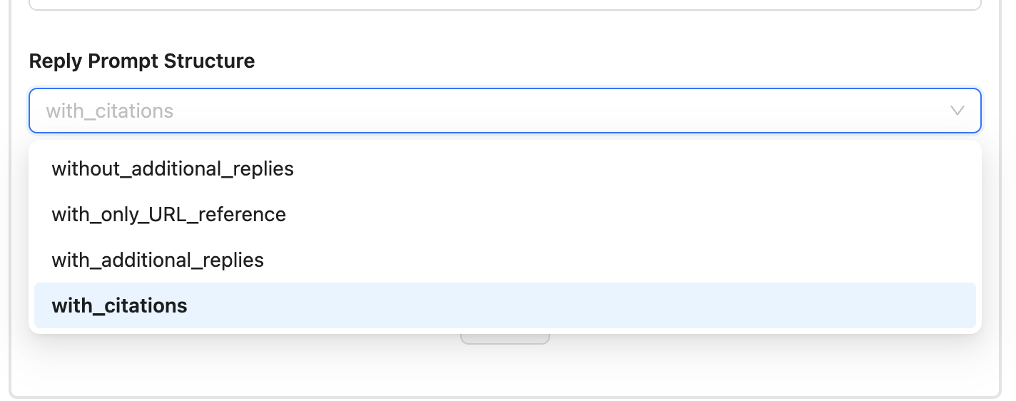 Default Instructions Text Area