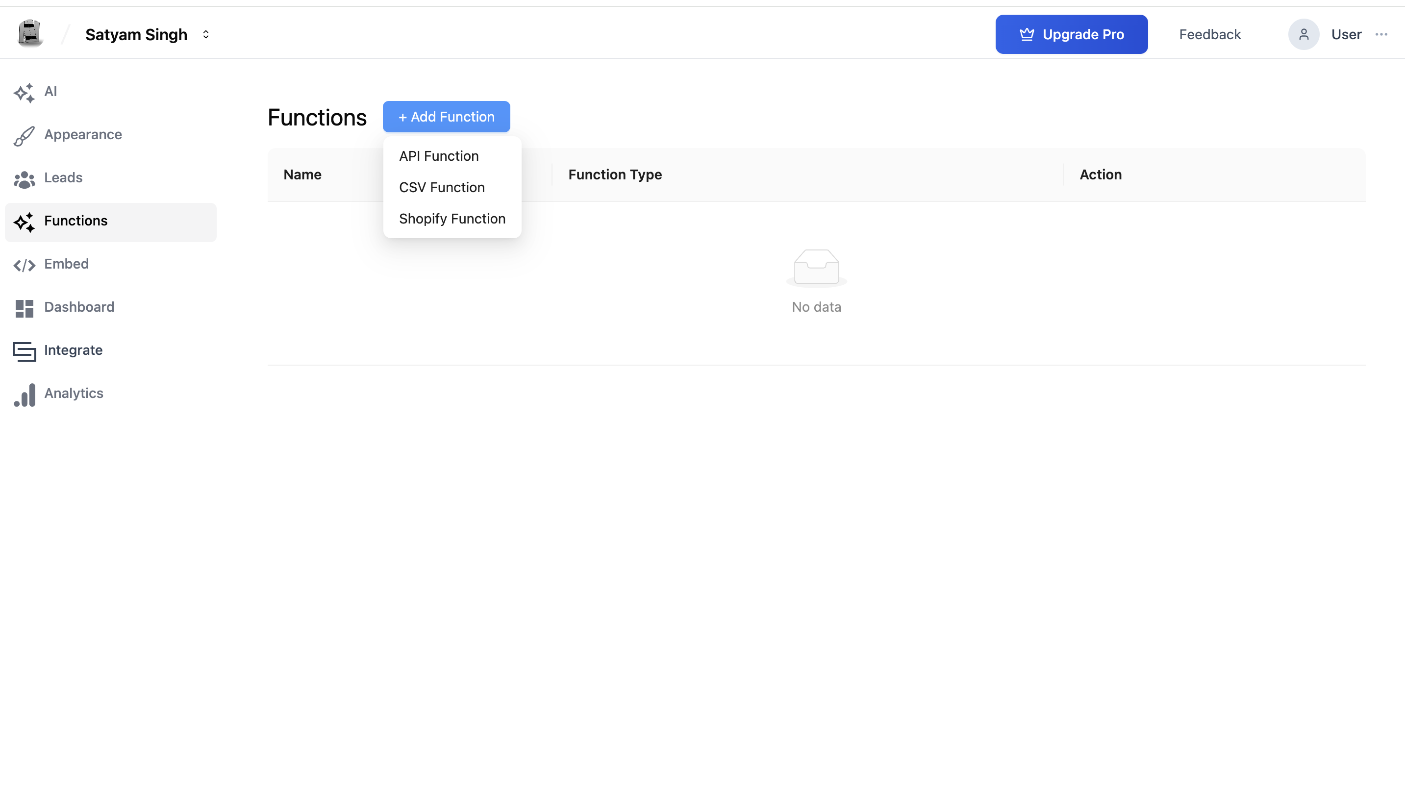Add Shopify Function