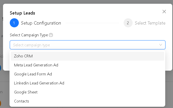 Audience Sources Dropdown